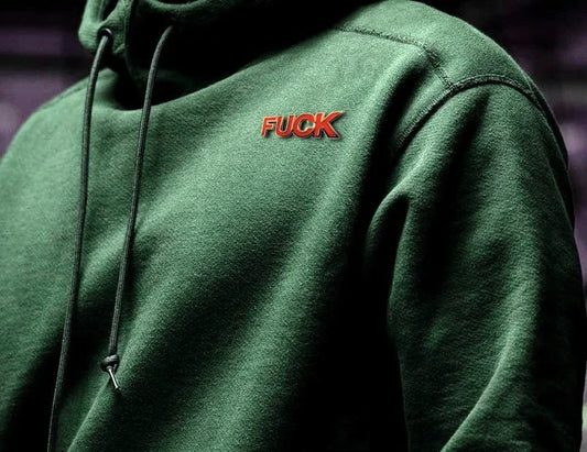 Fuck Enamel Pin 1.5 inch wide