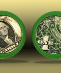Ligorano Reese's Dough-yo. Custom Duncan yo-yo with U.S. dollar bill is on the front and back. From Pure Products USA.